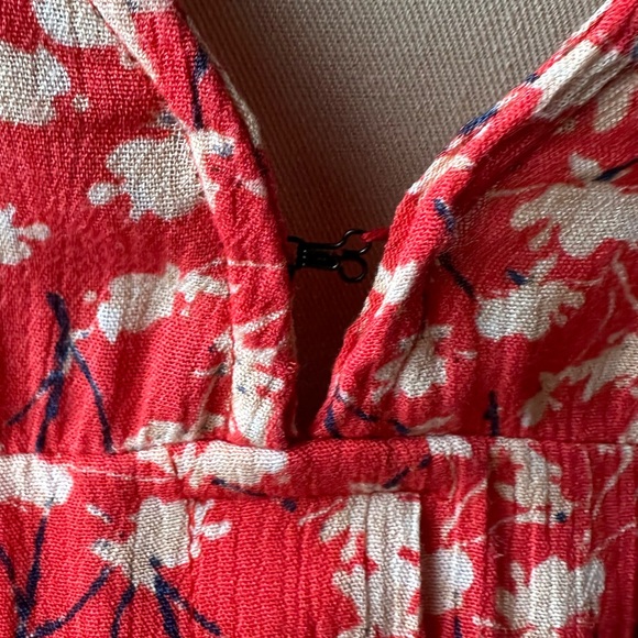 By Together Red Mini Dress with Tassel Tie - Picture 3 of 9